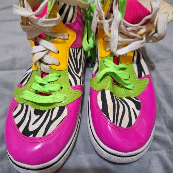 A. Co Colourful High Top Shoes - Picture 9 of 9
